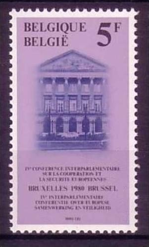 BELGIEN MI-NR. 2026 POSTFRISCH(MINT) MITLÄUFER 1980 - PALAST DER NATION