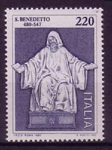ITALIEN MI-NR. 1684 POSTFRISCH(MINT) MITLÄUFER 1980 HL. BENEDIKT