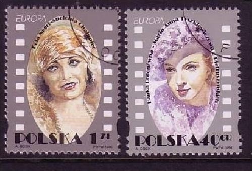 POLEN MI-NR. 3584-3585 o EUROPA 1996 - BERÜHMTE FRAUEN