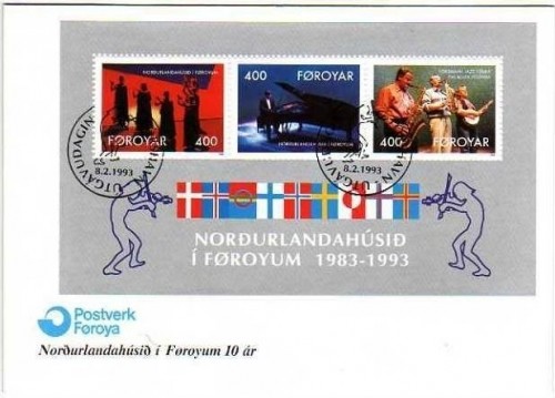 FÄRÖER BLOCK 6 FDC HAUS DES NORDENS - MUSIK