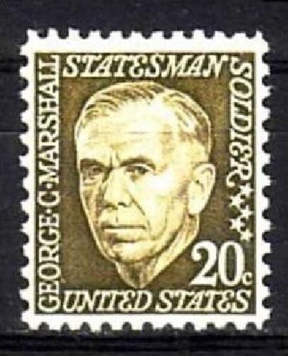 USA MI-NR. 935 POSTFRISCH(MINT) MITLÄUFER 1967 GEORGE CATLETT MARSHALL