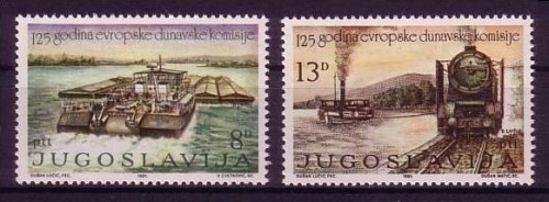JUGOSLAWIEN MI-NR. 1903-1904 POSTFRISCH(MINT) MITLÄUFER 1981 EUROPÄISCHE DONAUKOMMISSION