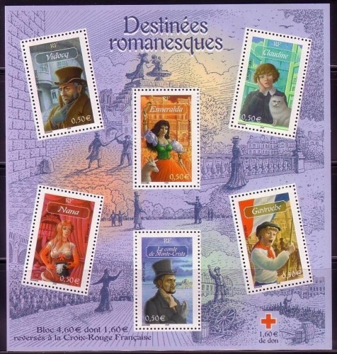 FRANKREICH BLOCK 33 POSTFRISCH(MINT) ROMANFIGUREN 2003 DESTINÈES ROMANESQUES ROTES KREUZ