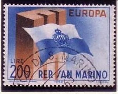 SAN MARINO MI-NR. 781 GESTEMPELT(USED) EUROPA 1963