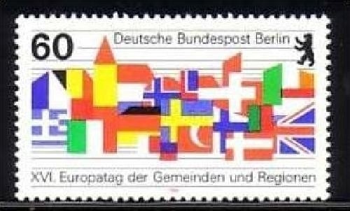 BERLIN MI-NR. 758 POSTFRISCH(MINT) MITLÄUFER 1986 - EUROPATAG