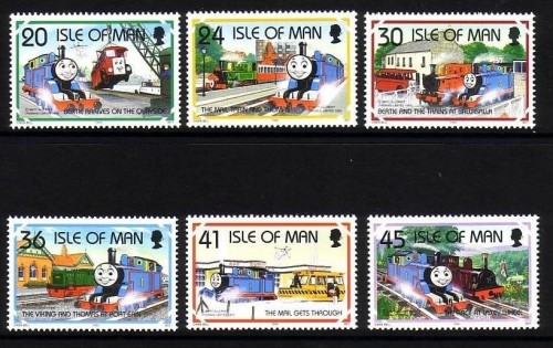INSEL MAN MI-NR. 644-649 POSTFRISCH(MINT) DIE LOKOMOTIVE THOMAS 1995