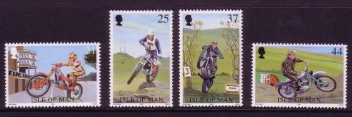 INSEL MAN MI-NR. 736-739 POSTFRISCH(MINT) TRIAL WELTMEISTERSCHAFT 1997 MOTORRAD