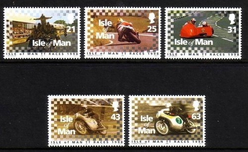 INSEL MAN MI-NR. 769-773 POSTFRISCH(MINT) TOURIST TROPHY 1998 MOTORRADRENNEN