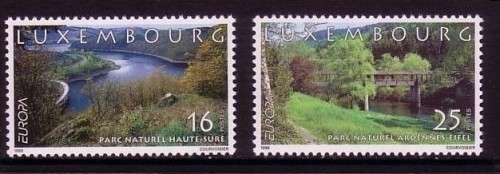 LUXEMBOURG MI-NR. 1472-1473 POSTFRISCH(MINT) EUROPA 1999 NATUR- und NATIONALPARKS
