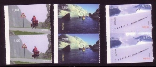 NORWEGEN MI-NR. 1497-1499 Do/Du POSTFRISCH(MINT) EUROPA 2004 FERIEN