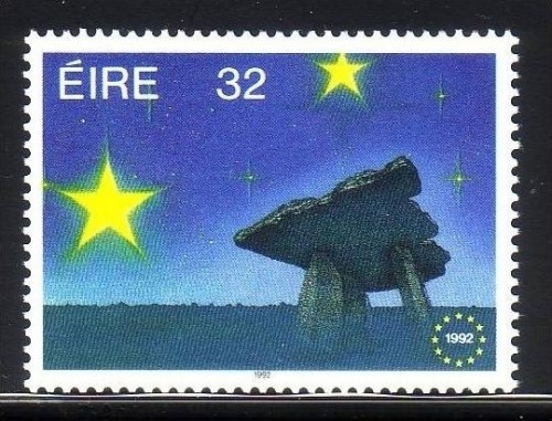 IRLAND MI-NR. 810 POSTFRISCH(MINT) MITLÄUFER 1992 EUROPÄISCHER BINNENMARKT