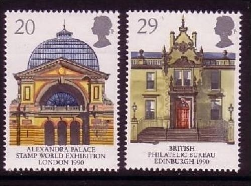 GROSSBRITANNIEN MI-NR. 1261-1262 POSTFRISCH(MINT) EUROPA 1990 POSTALISCHE EINRICHTUNGEN
