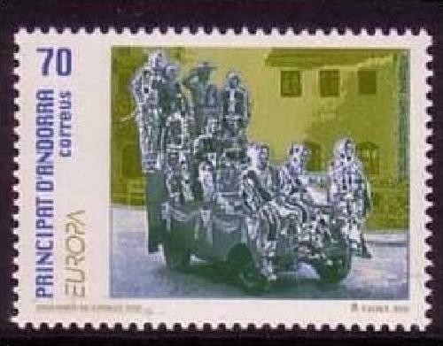 ANDORRA SPANISCH MI-NR. 259 POSTFRISCH(MINT) EUROPA 1998 - FESTE und FEIERTAGE