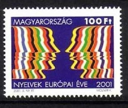 UNGARN MI-NR. 4642 POSTFRISCH(MINT) MITLÄUFER 2001 - JAHR DER SPRACHEN