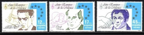 SPANIEN MI-NR. 2685-2687 x POSTFRISCH(MINT) MITLÄUFER 1985 - JAHR DER MUSIK