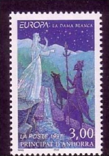 ANDORRA FRANZÖSISCH MI-NR. 508 POSTFRISCH EUROPA 1997 - SAGEN und LEGENDEN