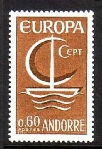 FRANZÖSISCH ANDORRA MI-NR. 198 POSTFRISCH(MINT) EUROPA 1966
