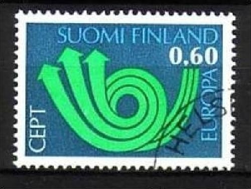 FINNLAND MI-NR. 722 o EUROPA 1973 - POSTHORN