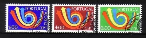 PORTUGAL MI-NR. 1199-1201 GESTEMPELT(USED) EUROPA 1973 POSTHORN