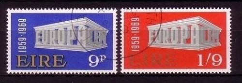 IRLAND MI-NR. 230-231 o EUROPA 1969 - EUROPA CEPT