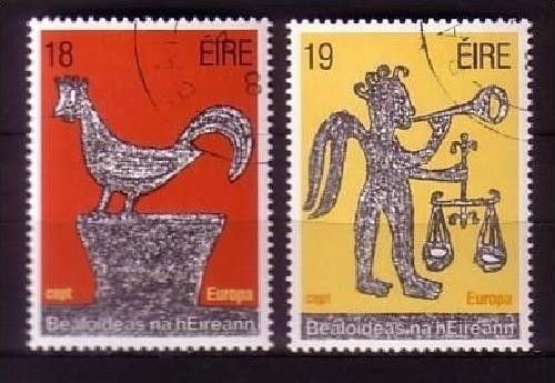 IRLAND MI-NR. 439-440 GESTEMPELT(USED) EUROPA 1981 FOLKLORE