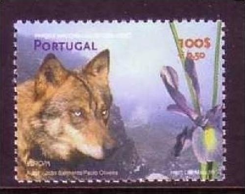 PORTUGAL MI-NR. 2338 POSTFRISCH(MINT) EUROPA 1999 NATUR- und NATIONALPARKS WOLF