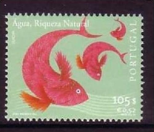 PORTUGAL MI-NR. 2503 POSTFRISCH(MINT) EUROPA 2001 WASSER FISCHE