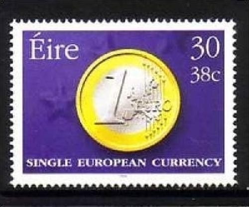 IRLAND MI-NR. 1143 POSTFRISCH(MINT) MITLÄUFER 1999 EINFÜHRUNG DES EUROs