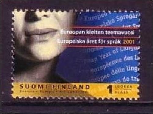 FINNLAND MI-NR. 1554 POSTFRISCH(MINT) MITLÄUFER 2001 JAHR DER SPRACHEN