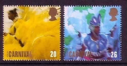 GROSSBRITANNIEN MI-NR. 1763-1764 POSTFRISCH(MINT) EUROPA 1998 FESTE und FEIERTAGE KARNAVAL