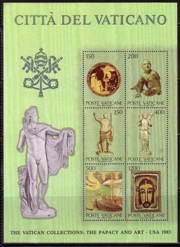 VATIKAN BLOCK 7 POSTFRISCH(MINT) AUSSTELLUNG VATIKANISCHER KUNSTWERKE IN DEN USA (III)