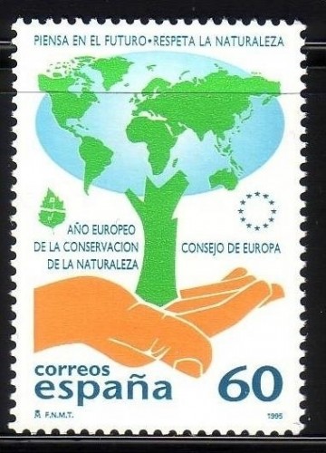 SPANIEN MI-NR. 3207 POSTFRISCH(MINT) MITLÄUFER 1995 EUROPÄISCHES NATURSCHUTZJAHR