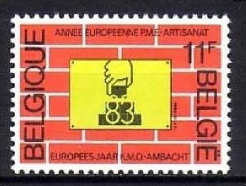 BELGIEN MI-NR. 2153 POSTFRISCH(MINT) MITLÄUFER 1983 JAHR DES HANDWERKS