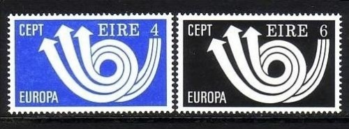 IRLAND MI-NR. 289-290 POSTFRISCH(MINT) EUROPA 1973 POSTHORN