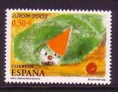 SPANIEN MI-NR. 3741 POSTFRISCH(MINT) EUROPA 2002 ZIRKUS