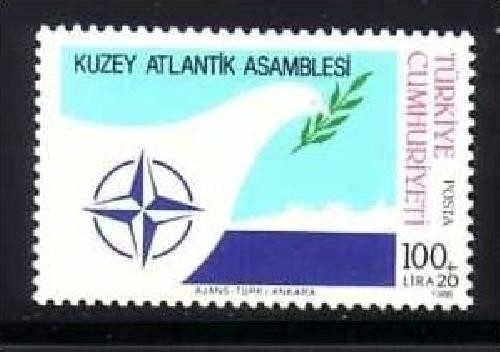 TÜRKEI MI-NR. 2764 POSTFRISCH(MINT) NATO 1986 TAGUNG DER NATO IN ISTANBUL