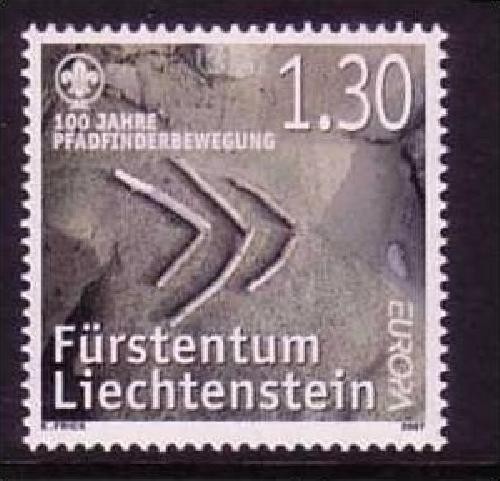 LIECHTENSTEIN MI-NR. 1436 POSTFRISCH(MINT) EUROPA 2007 PFADFINDER
