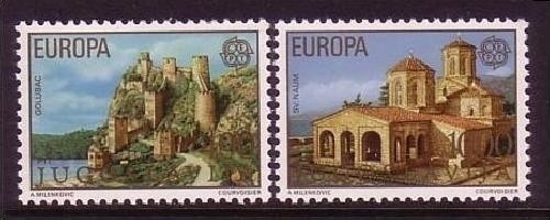 JUGOSLAWIEN MI-NR. 1725-1726 POSTFRISCH(MINT) EUROPA 1978 - BAUDENKMÄLER KLOSTER ST. NAUM