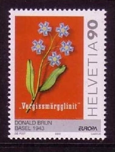 SCHWEIZ MI-NR. 1838 POSTFRISCH(MINT) EUROPA 2003 PLAKATKUNST