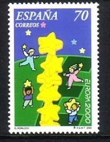 SPANIEN MI-NR. 3540 POSTFRISCH(MINT) EUROPA 2000 STERNE