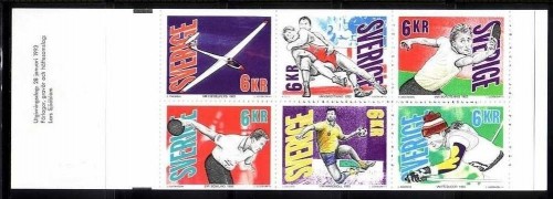 SCHWEDEN MH 179 POSTFRISCH(MINT) SEGELFLIEGEN, TISCHTENNIS, BOWLING...