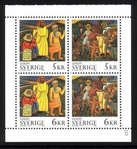 SCHWEDEN MI-NR. 1874-1877 POSTFRISCH EUROPA 1995 FRIEDEN und FREIHEIT