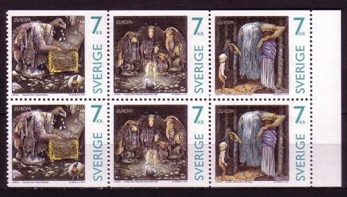 SCHWEDEN MI-NR. 2001-2003 Do/Du POSTFRISCH EUROPA 1997 SAGEN und LEGENDEN