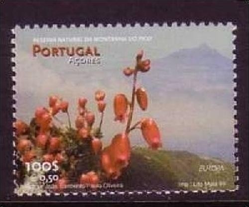 AZOREN MI-NR. 470 POSTFRISCH EUROPA 1999 NATUR- und NATIONALPARKS BLUMEN