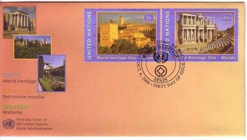 UNO NEW YORK MI-NR. 846-847 FDC - UNESCO WELTERBE SPANIEN