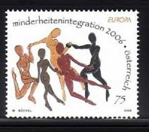 ÖSTERREICH MI-NR. 2605 POSTFRISCH(MINT) EUROPA 2006 INTEGRATION