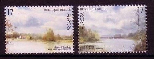 BELGIEN MI-NR. 2867-2868 POSTFRISCH EUROPA 1999 NATUR- und NATIONALPARKS