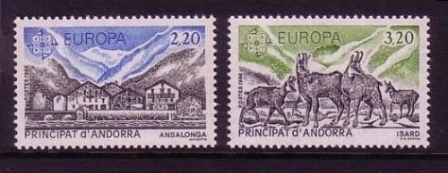 ANDORRA FRANZÖSISCH MI-NR. 369-370 POSTFRISCH(MINT) EUROPA 1986 NATUR und UMWELTSCHUTZ