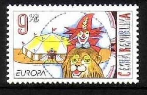 TSCHECHISCHE REPUBLIK MI-NR. 319 POSTFRISCH(MINT) EUROPA 2002 ZIRKUS CLOWN