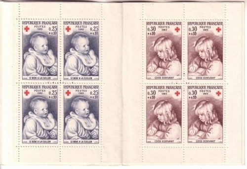 FRANKREICH MH mit MI-NR. 1532-1533 POSTFRISCH(MINT) ROTES KREUZ 1965